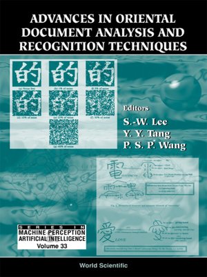 cover image of Advances In Oriental Document Analysis and Recognition Techniques